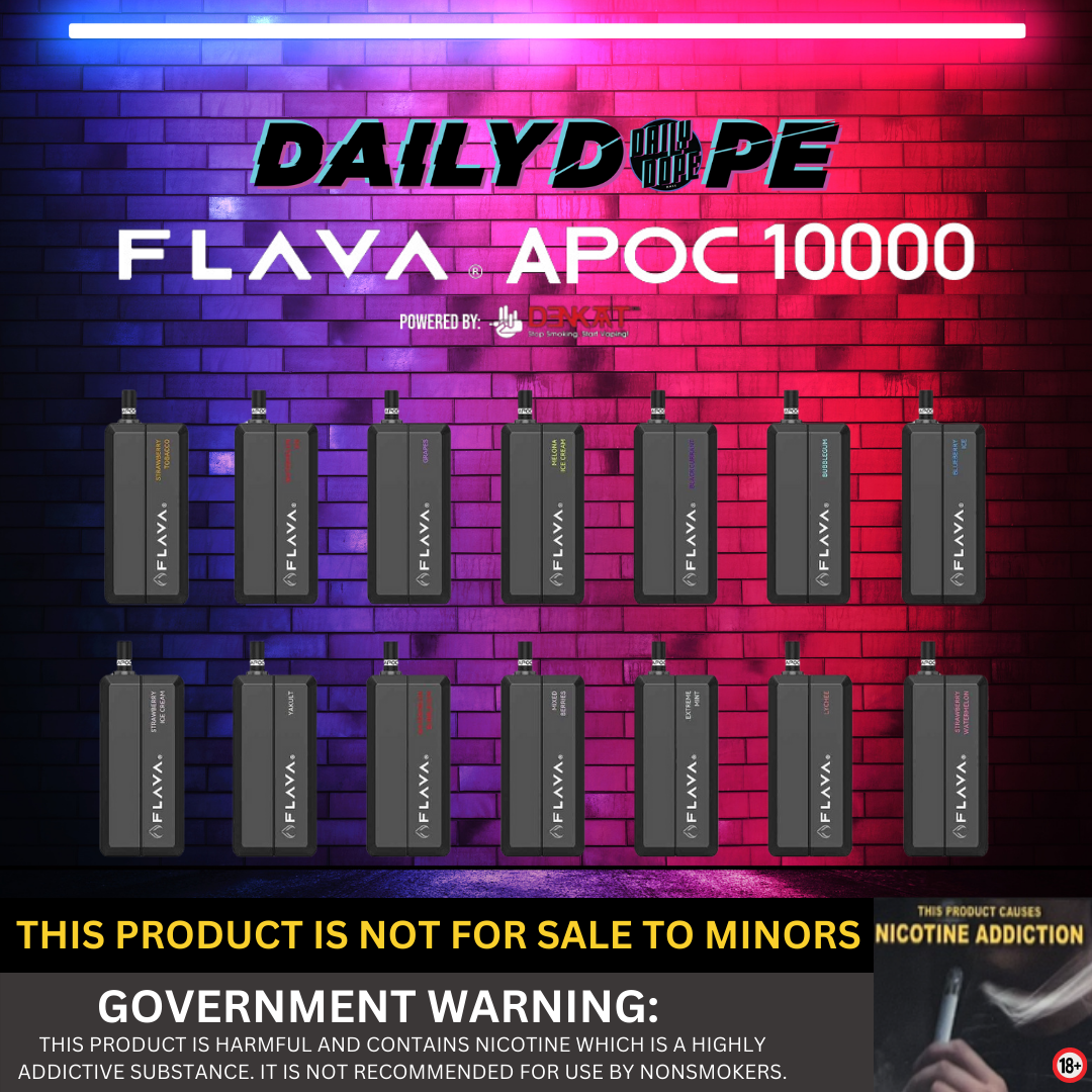 FLAVA APOC 10 000 PUFFS Daily Dope Official Store