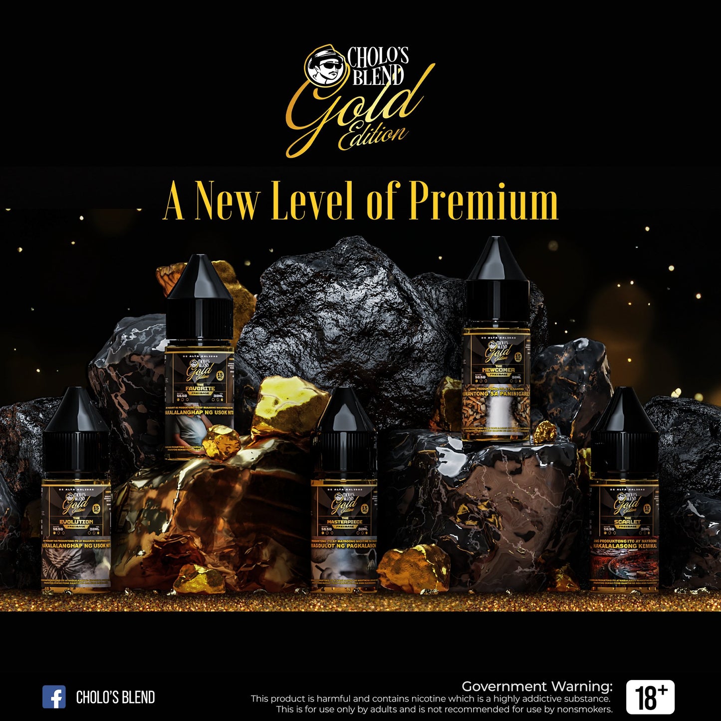 CHOLOS' BLEND GOLD EDITION SALTNIC 30ML