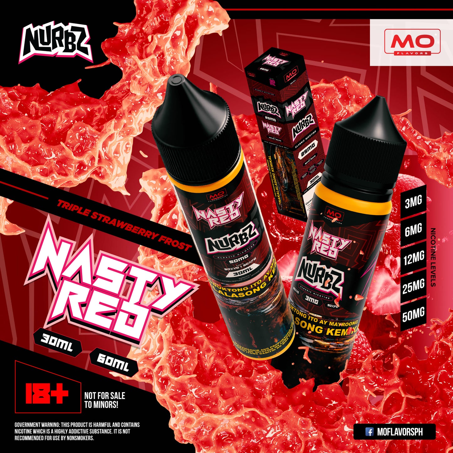 NURBZ MO FLAVORS FREEBASE & SALTNIC