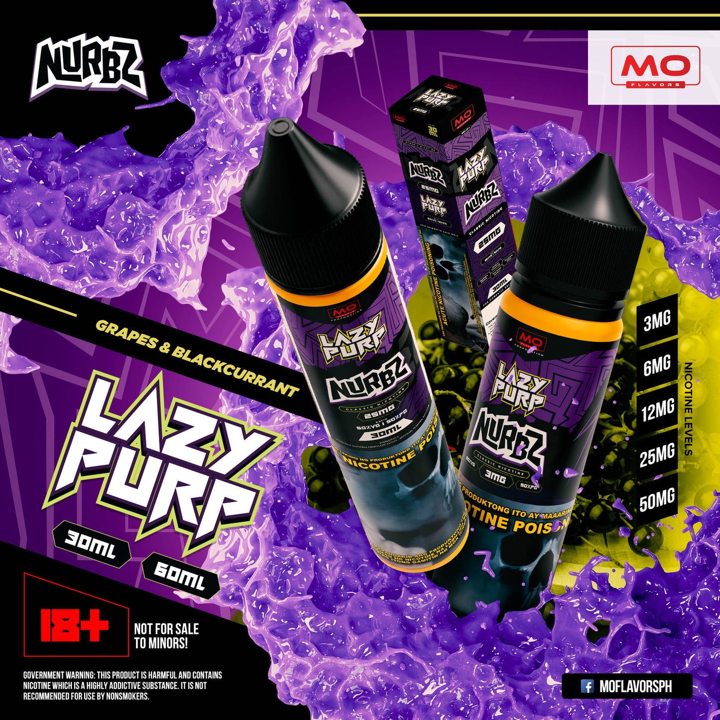 NURBZ MO FLAVORS FREEBASE & SALTNIC