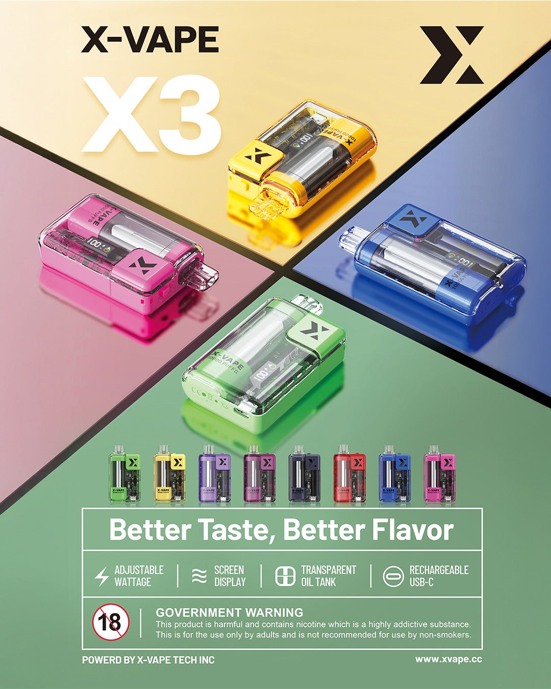 X-VAPE X3 PREFILLED POD