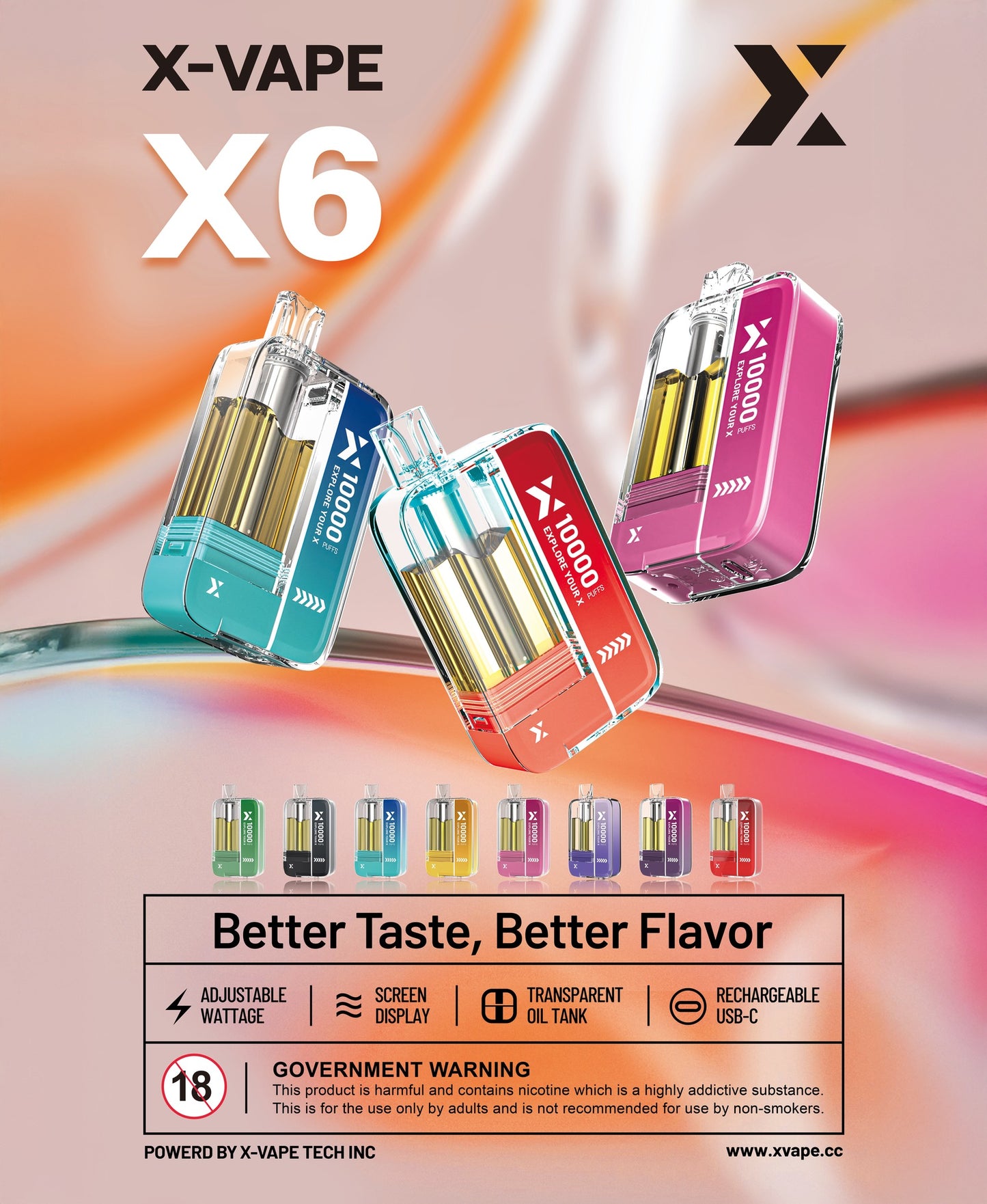 X-VAPE X6 PREFILLED POD