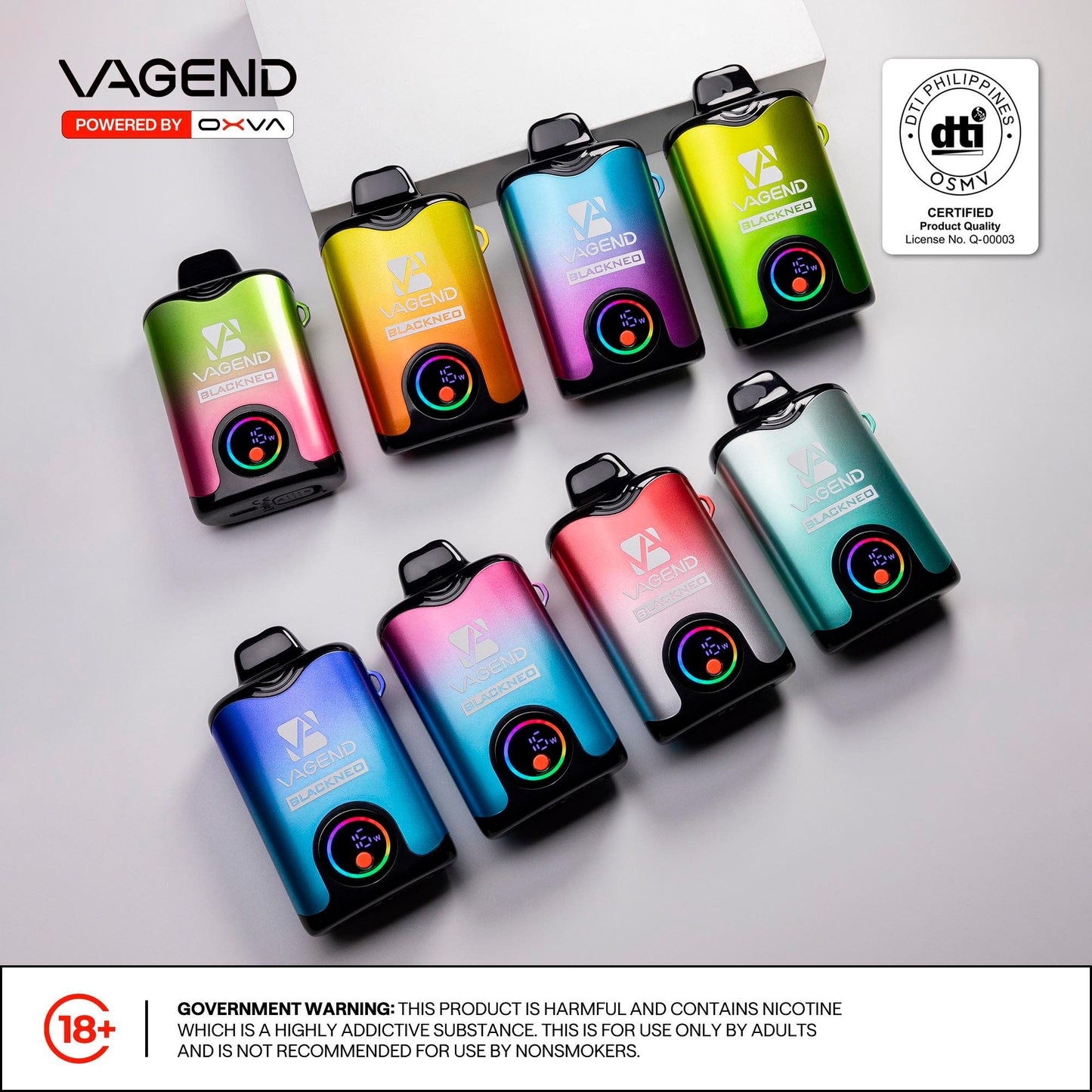 VAGEND BLACKNEO OXBAR PREFILLED POD