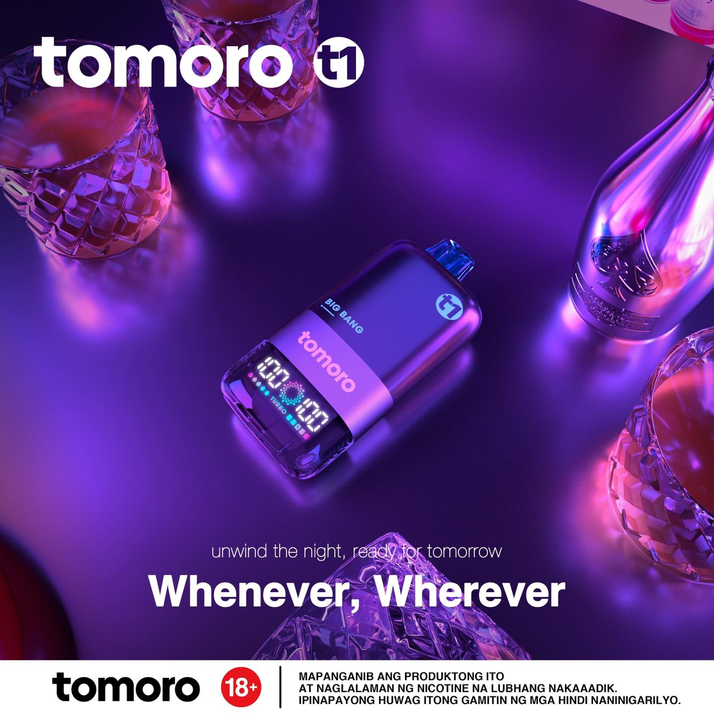 TOMORO T1 PREFILLED POD