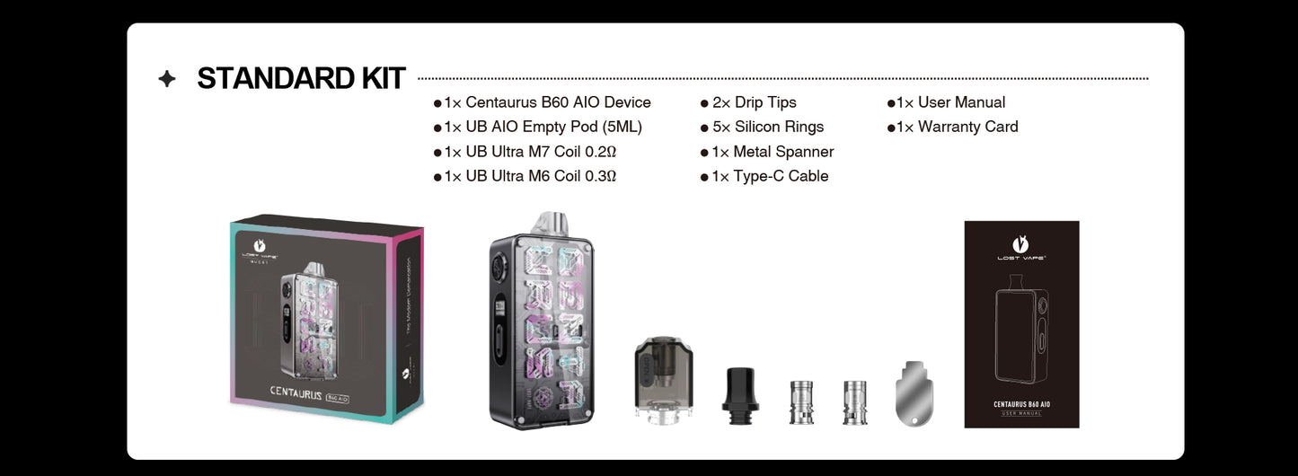 LOSTVAPE CENTAURUS B60 AIO