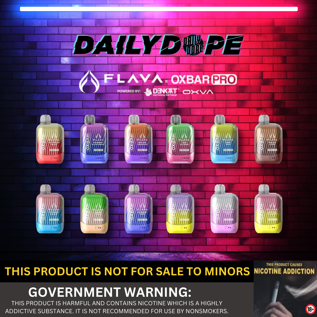 FLAVA OXBAR PRO 9500 PUFFS Daily Dope Official Store