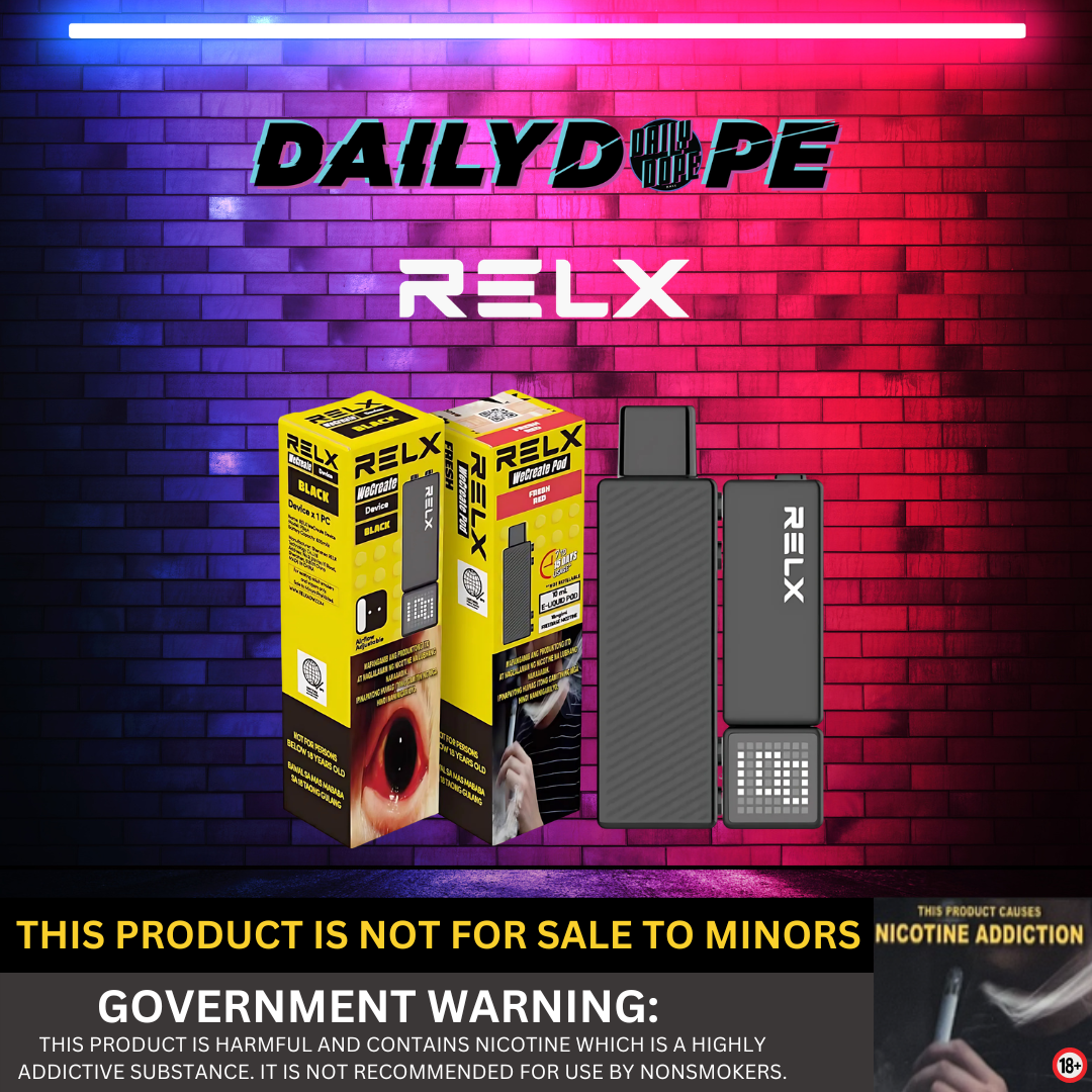 relx wecreate pod flavors DISPOSABLE – Daily Dope Filter Bottle Size: 10ml Flavours:Mojito Lost Mary BM6000 Review