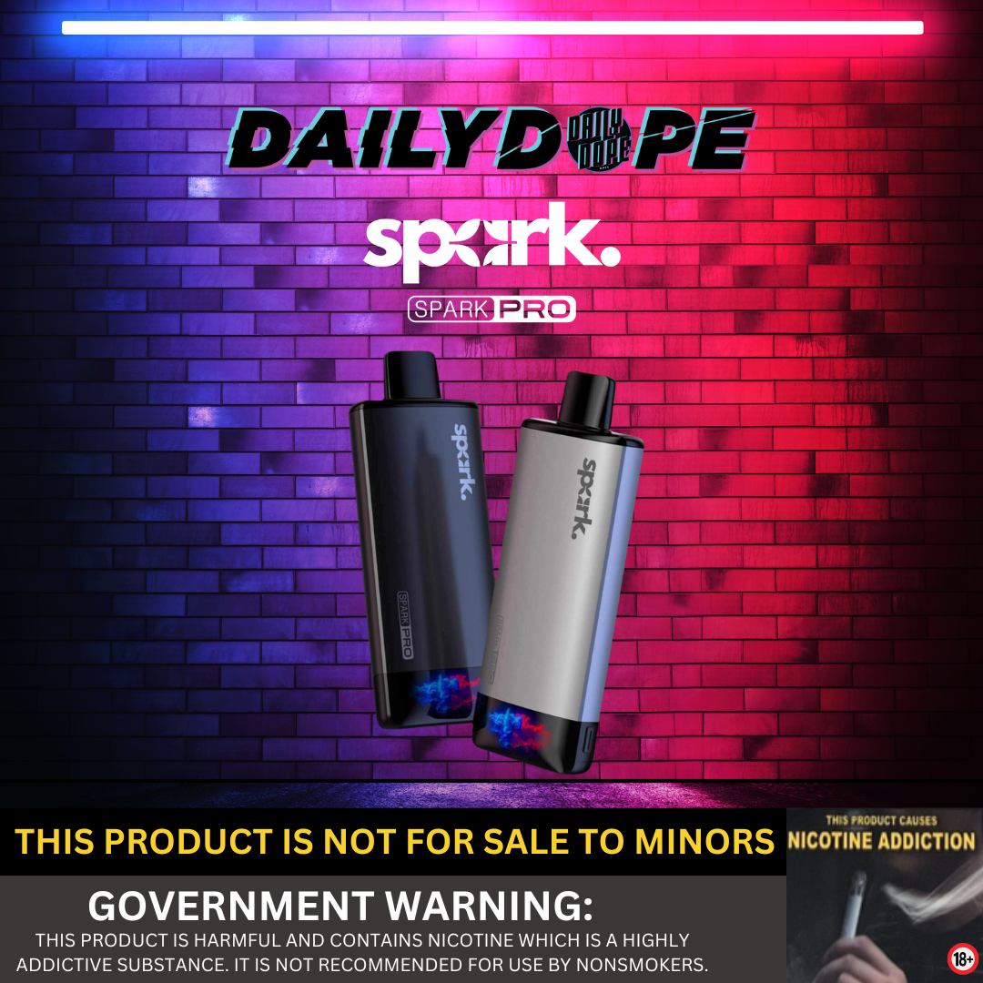 SPARK PRO PREFILLED 12,000 PUFFS Daily Dope SPARK PRO PREFILLED 12,000 PUFFS Daily Dope