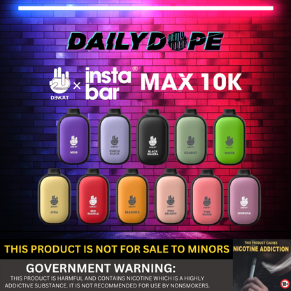 INSTABAR MAX 10,000 PUFFS