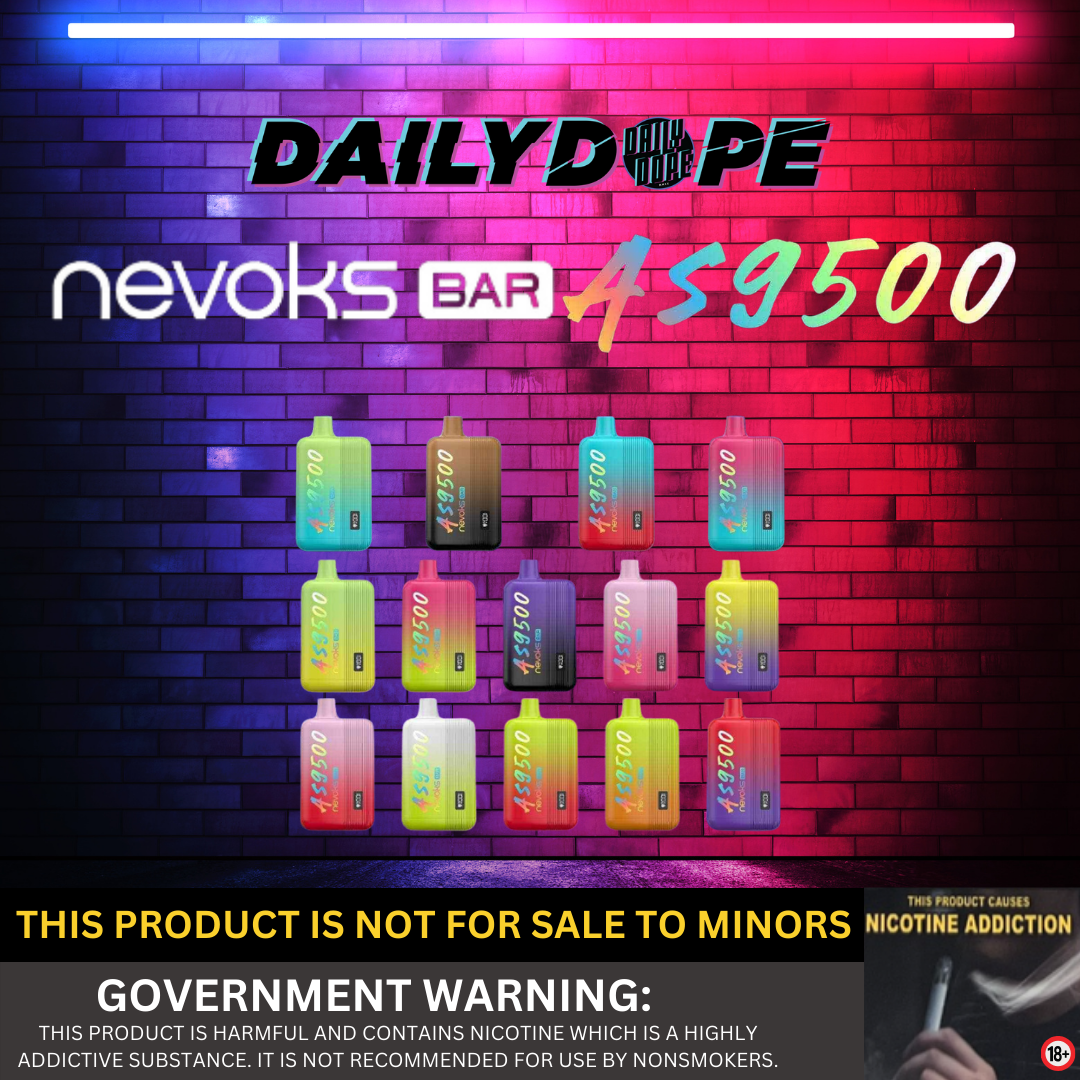 NEVOKS BAR AS9500 9,500 PUFFS