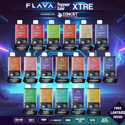 FLAVA HYPERBAR XTRE 10,000 PUFFS