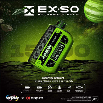 VAPOR NERDZ EXSO 15,000 PUFFS