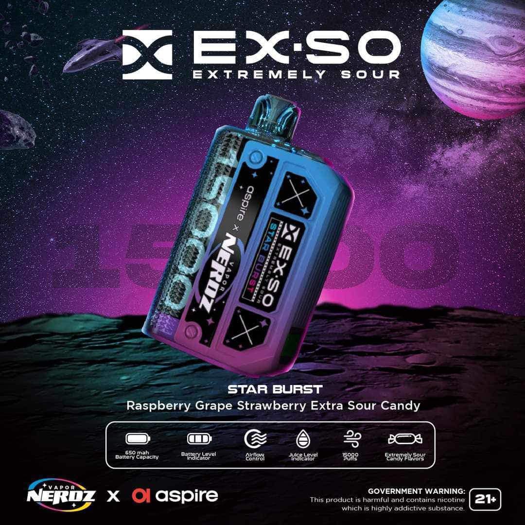 VAPOR NERDZ EXSO 15,000 PUFFS