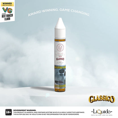 CLASSICO PASTRY AND GOLD PREMIUM FREEBASED AND SALTNIC 30ML