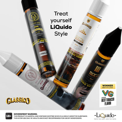 CLASSICO PASTRY AND GOLD PREMIUM FREEBASED AND SALTNIC 30ML