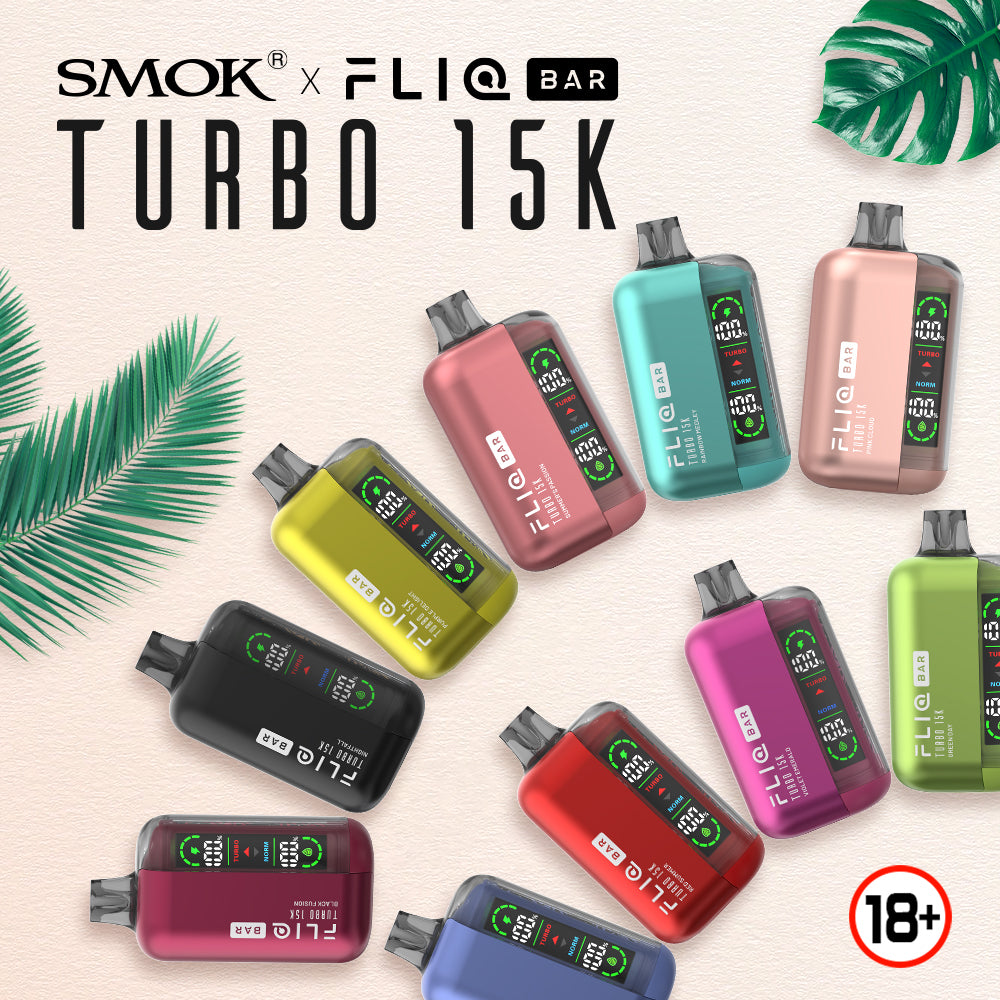 SMOK FLIQ BAR TURBO 15,000 PUFFS – Daily Dope Official Store