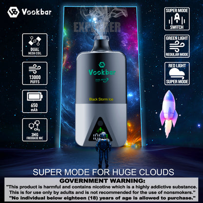 VOOKBAR EXPLORER 13,000 PUFFS