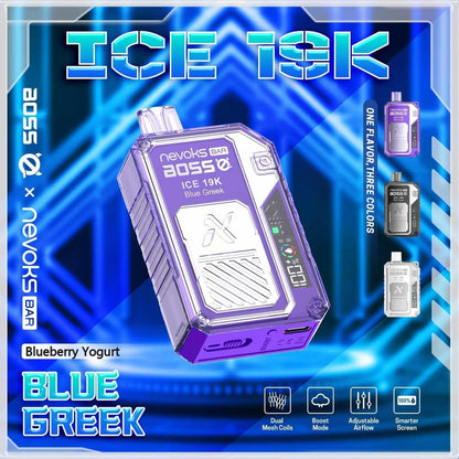 BOSS NEVOKS BAR ICE 19,000 PUFFS