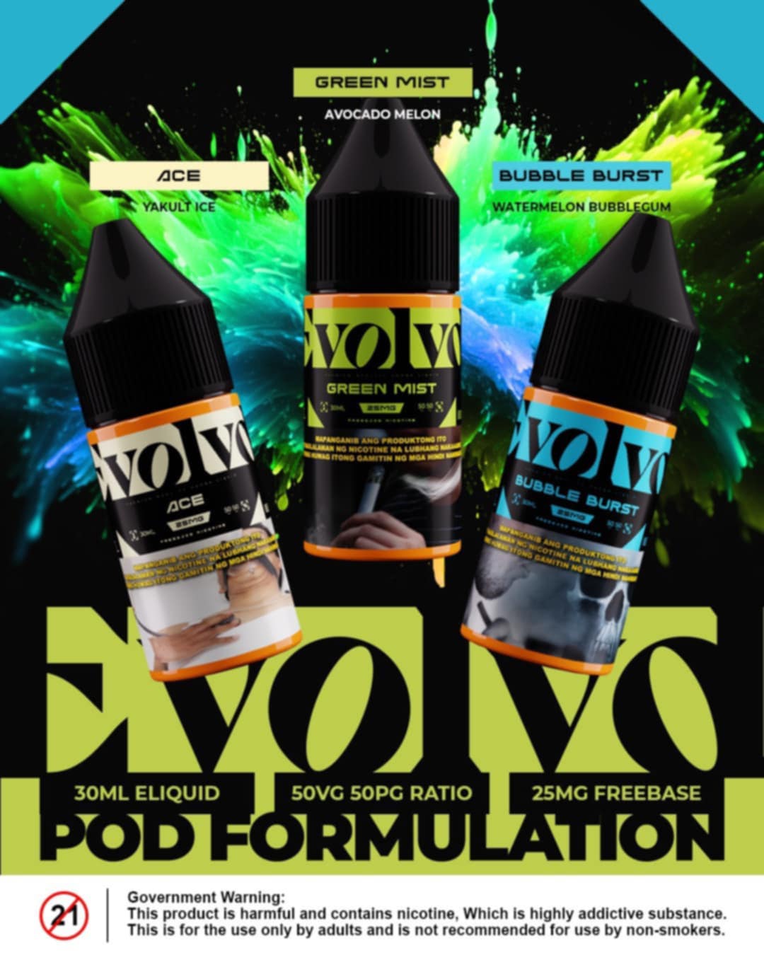 EVOLVE PREMIUM SALTNIC 30ML