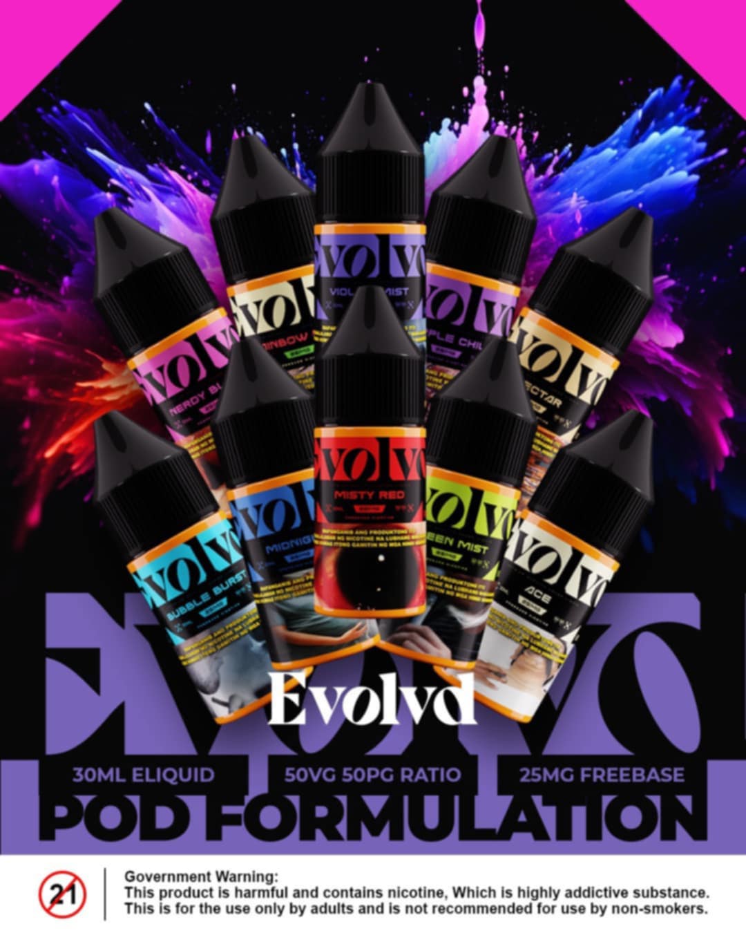 EVOLVE PREMIUM SALTNIC 30ML