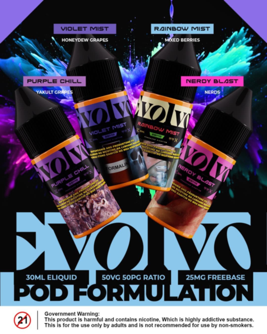 EVOLVE PREMIUM SALTNIC 30ML