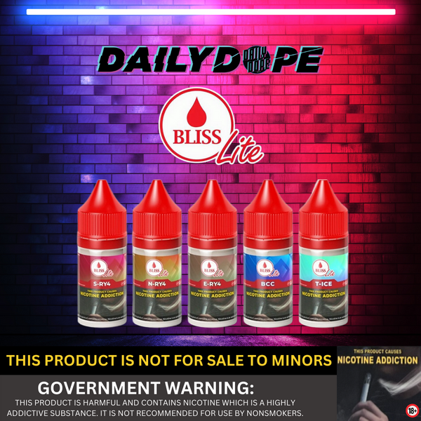 BLISS LITE FREEBASED 30ML Daily Dope Official Store