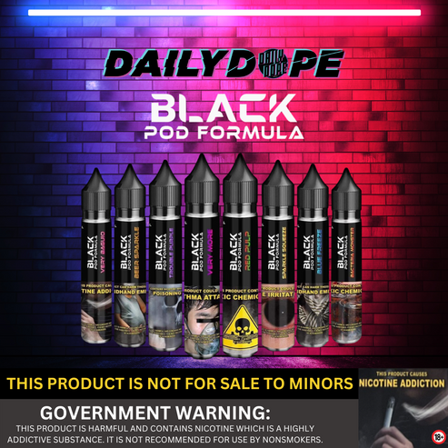 BLACK ELITE POD FORMULA PREMIUM SALTNIC 30ML – Daily Dope Official Store