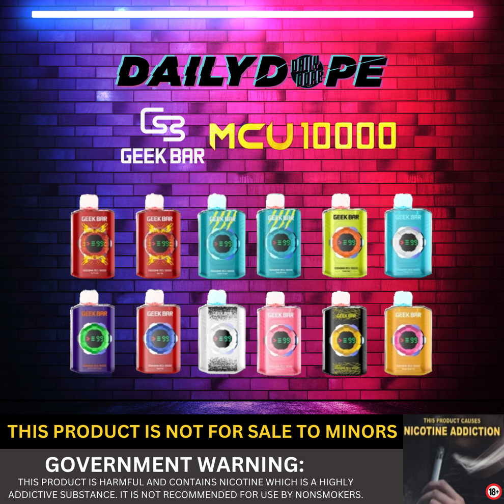 GEEKBAR MCU 10,000 PUFFS Daily Dope Official Store