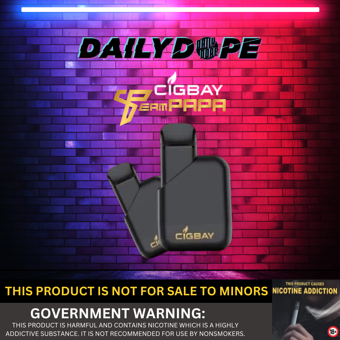 CIGBAY X TEAM PAPA 8,000 PUFFS