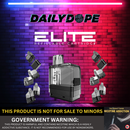 ELITE REFILLABLE CARTRIDGE | COMPATIBLE TO BLACK ELITE VERSION 1