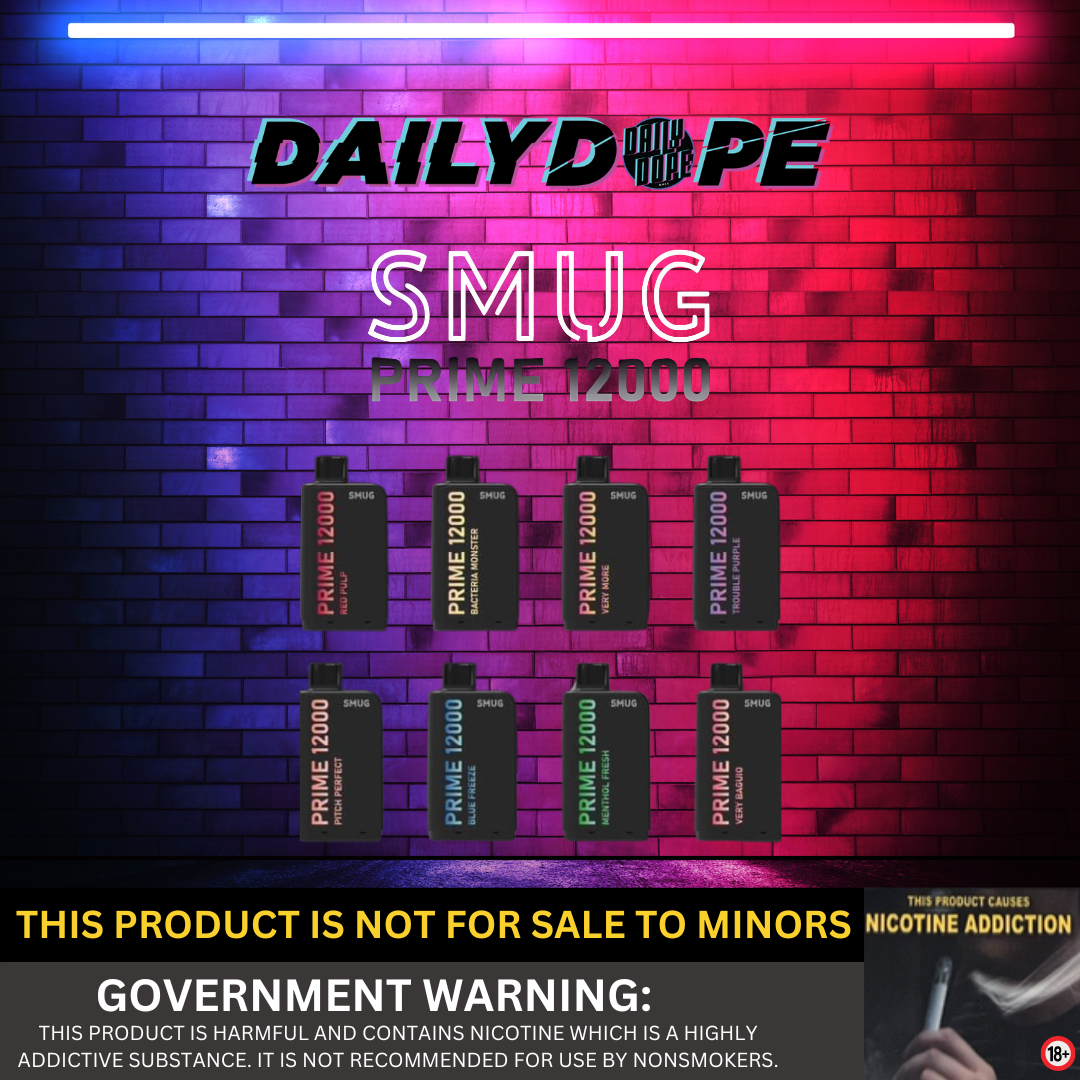 SMUG 12,000 PUFFS | COMPATIBLE TO BLACK ELITE V1