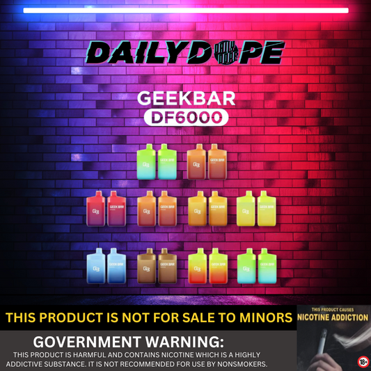 GEEKBAR DISPOSABLE 6,000 PUFFS