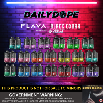 FLAVA BLACK OXBAR 9,500 PUFFS KIT