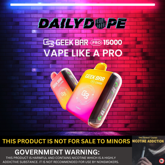 GEEKBAR PRO 15,000 PUFFS