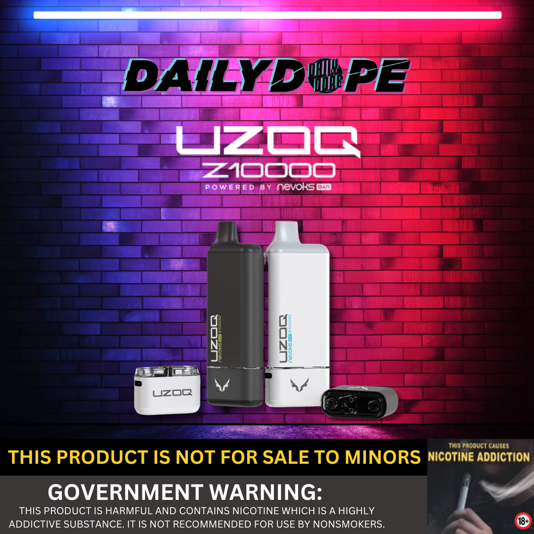 UZOQ POWERED BY NEVOKS DISPOSABLE POD 10,000 PUFFS – Daily Dope ...