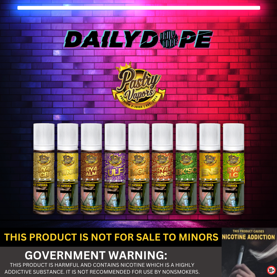 PASTRY VAPORS PREMIUM FREEBASED 50ML – Daily Dope Official Store