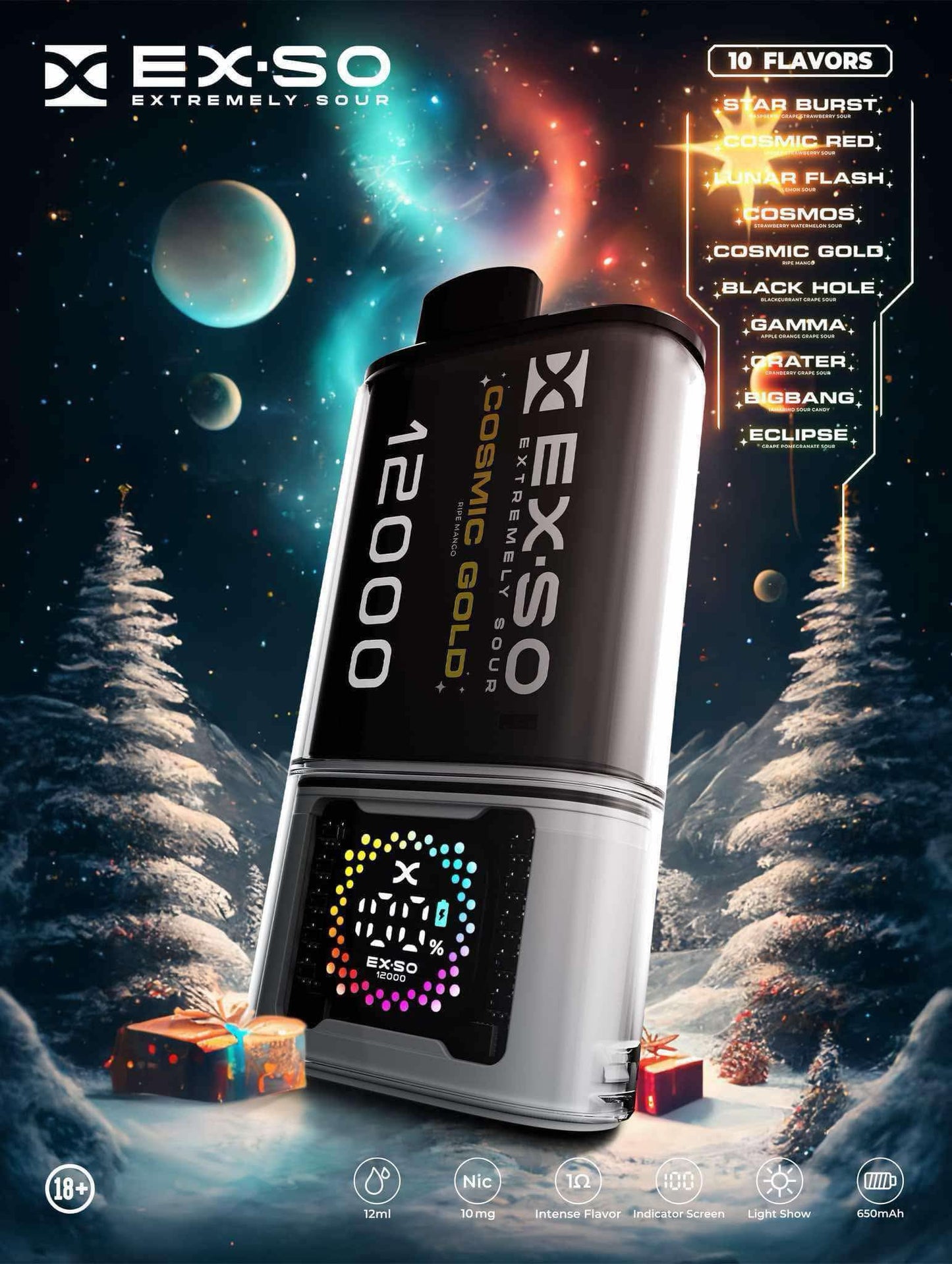 EXTREMELY SOUR BLACK ELITE V2 12,000 PUFFS